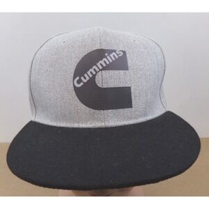 Three In Cummins Diesel Cap Hat 100%‎ Polyester Snap Back OSFM